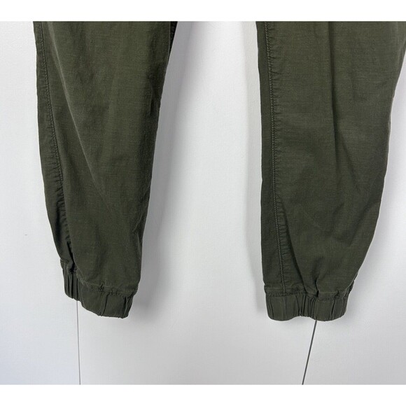 Levi's Women's Sz S Olive Green Jogger Elastic Waist Pull On Denim Belt Loops - Picture 3 of 10